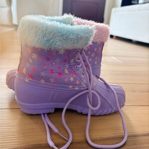 Colorful Star Kids Boots